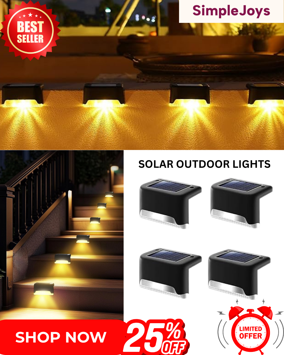 PathGlow 550 - Illuminate Your Outdoors (Pack of 4)