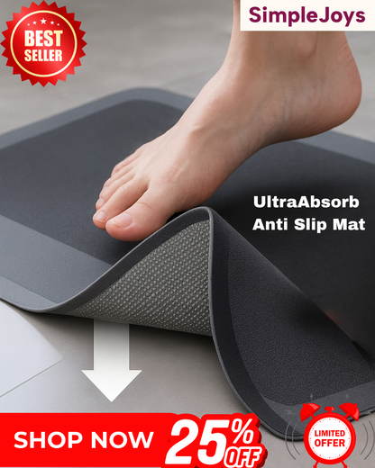 UltraAbsorb Mat Set - Dry, Anti Slip, Comfy Floor Mats For Happy Homes!
