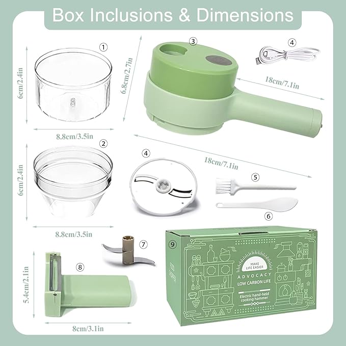 HandyChef Mini - Big chopping power, small enough to fit in your hand!