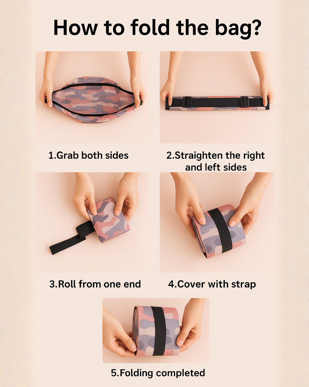 Nimbus Self-folding Bag - One Bag, Endless Possibilities!