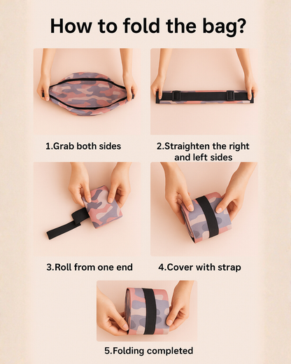 Nimbus Self-folding Bag - One Bag, Endless Possibilities!