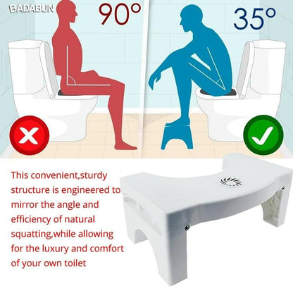 Plastic Foldable Anti-Constipation Stool with Air Freshener Slot