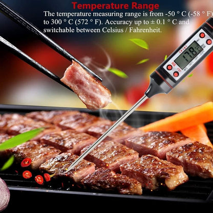Kitchen Food Meat Thermometers (Stainless Steel)