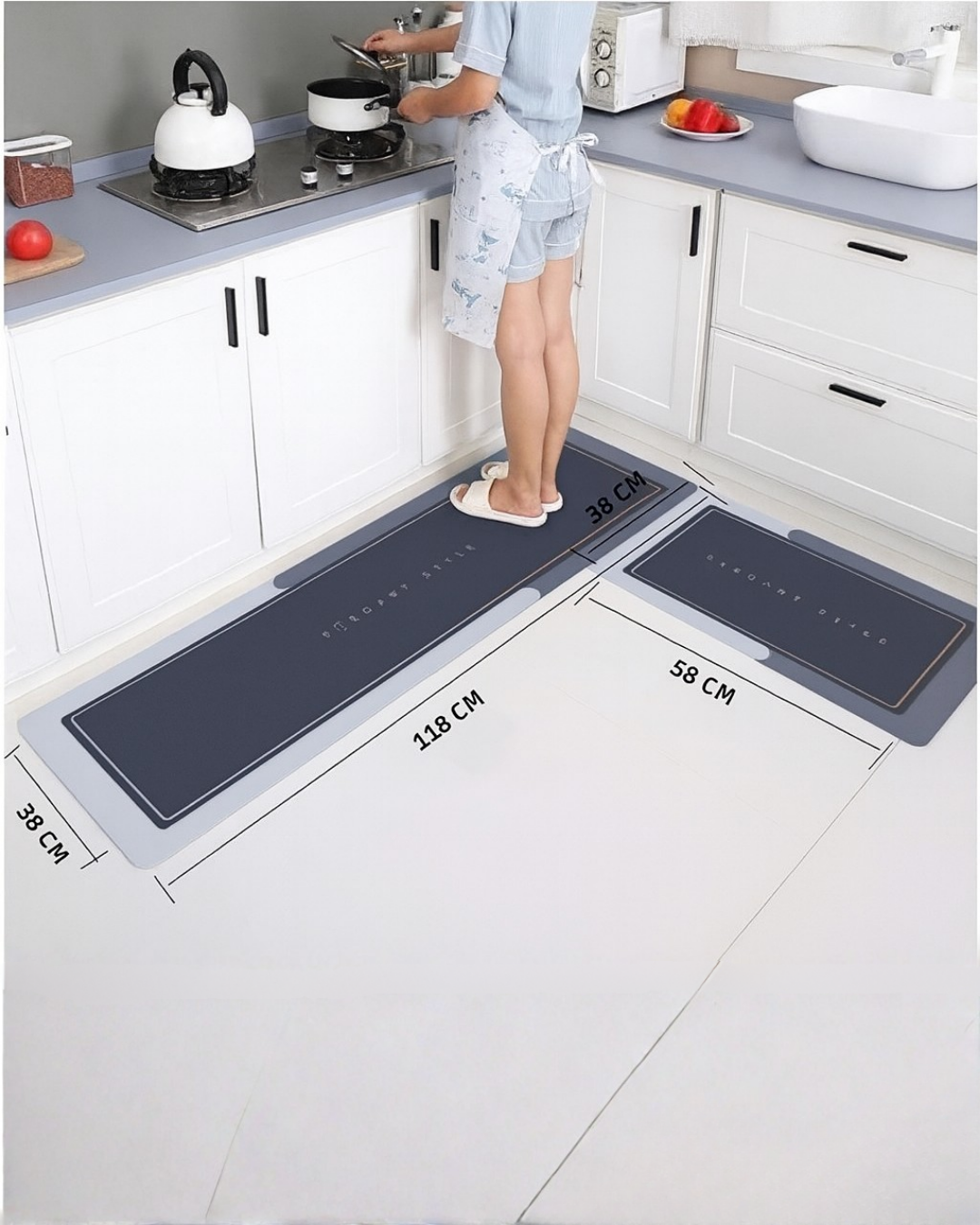 UltraAbsorb Mat Set - Dry, Anti Slip, Comfy Floor Mats For Happy Homes!