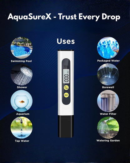AquaSureX - Test water purity in seconds, Trust every drop