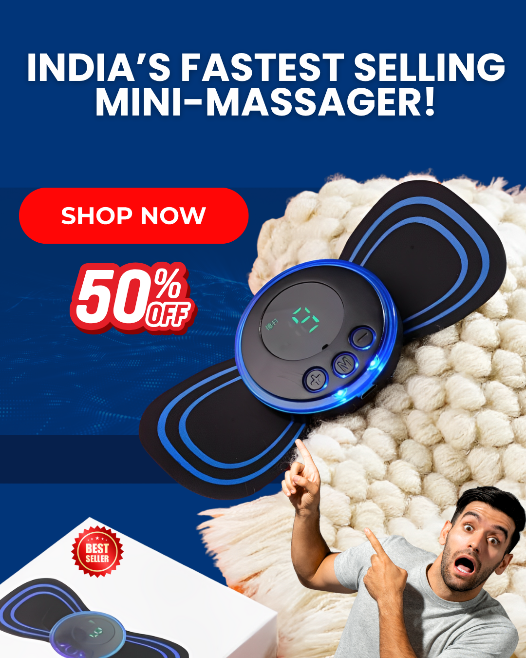 PulseWave Pro Self Massager