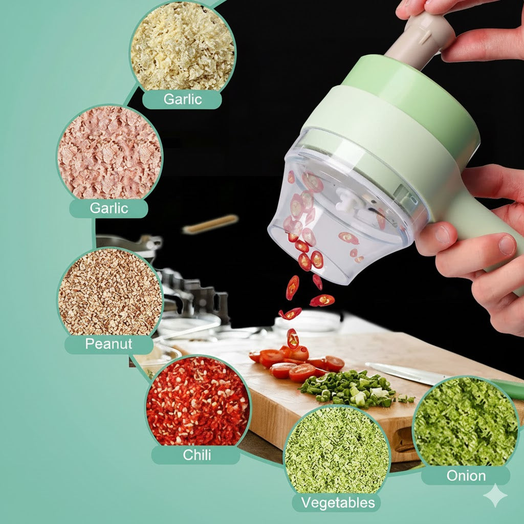 HandyChef Mini - Big chopping power, small enough to fit in your hand!